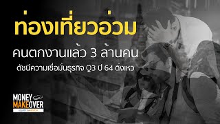 ท่องเที่ยวอ่วมคนตกงานแล้ว 3 ล้านคน ดัชนีความเชื่อมั่นธุรกิจ Q3 ปี 64 ดิ่งเหว