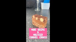 Mars Krispie \u0026 Malteser Caramel Crunch: Irresistible Treats! 🍫✨