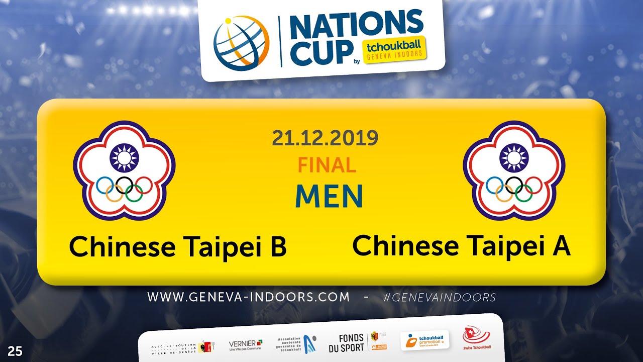 25 FR TGI2019 / Nations Final Men : Chinese Taipei B - Chinese Taipei A ...