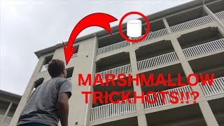 MARSHMALLOW TRICKSHOTS?!?!