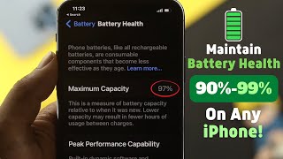 How to Maintain battery Health of iPhone! [Save Battery Life]