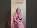 Pertama kali belajar pake hijab panjang apalg fk belike #frenchkhimar #hijrah