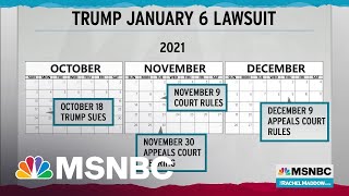Donald Trump's Court Delay Tactic Losing Ground To Pace Of January 6th Investigation