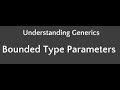 Generics   Constructors and Bounded Type Parameters