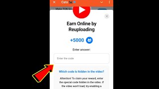 Earn Online by Reuploading Cats Code | Earn Online by Reuploading cats video code today