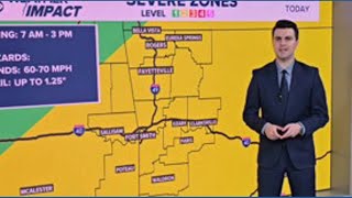 Strong To Severe Storms Possible Today