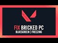 NEW: Fix Valorant Bricking | Freezes, Bluescreens & More