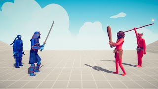 SAMURAI \u0026 NINJA vs EVERY UNIT| TABS Totally Accurate Battle Simulator