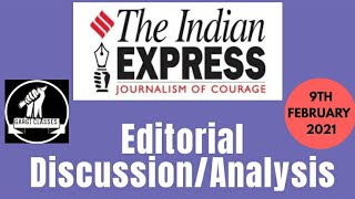 9th February 2021 | Gargi Classes Indian Express Editorial Analysis/Discussion