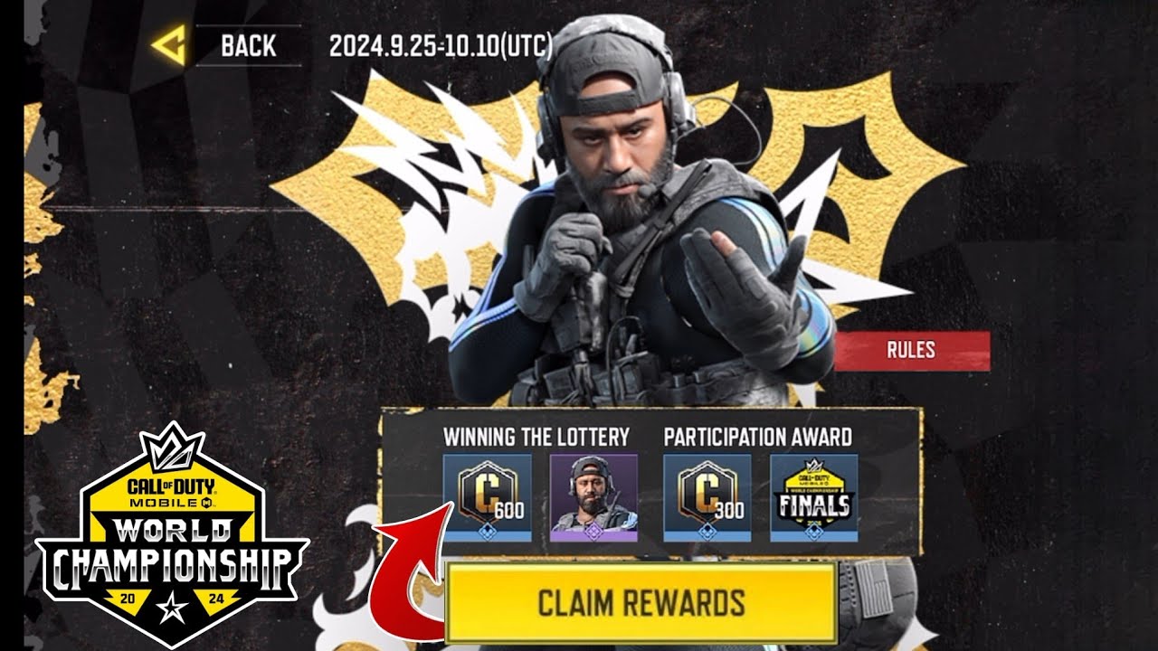 Codm World Championship 2024 Tournament Reward Youtube