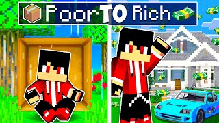 POOR to RICH in Minecraft!