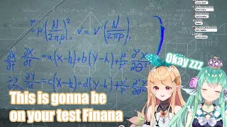 Pomu teaching Finana how to math 【NIJISANJI EN】