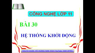 BÀI 30 CÔNG NGHỆ 11