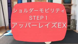 ショルダーモビリティ　Step 1　アッパーレイズ　胸郭可動域エクササイズ【Medical Condition/メディカルコンディション】