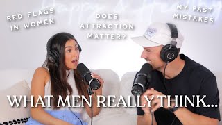 Asking My Husband What Men REALLY think.. PART 1| Men's Tea on Dating & the Male Brain