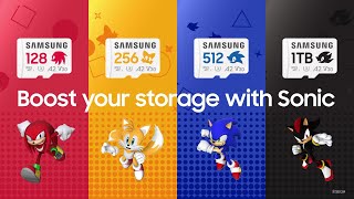 Sonic the Hedgehog™ microSD Card: Get a Sonic Boost | Samsung