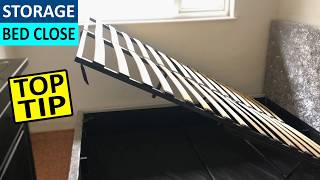 Ottoman Bed How to Close it Down - Is your Storage Bed Stuck and won't Close after Assembly?