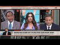 'Ban Dolan' shirt gets Knicks fan kicked out of MSG. Stephen A. & Max go OFF  First Take