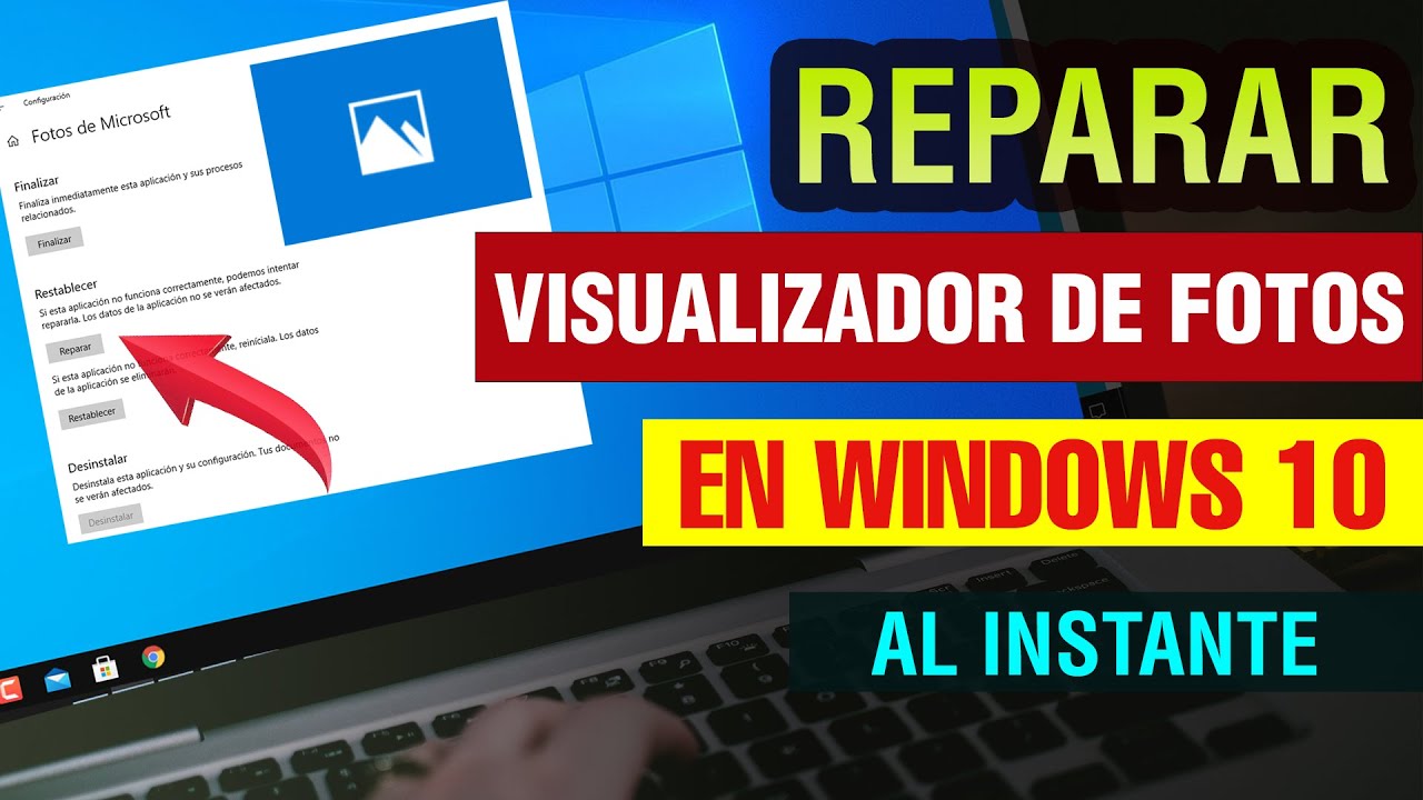 Cómo REPARAR El Visualizador De Fotos De Windows 10 - YouTube