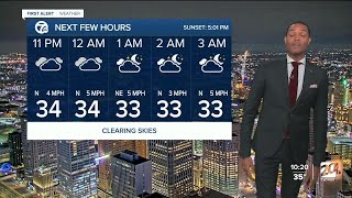 Tracking a midweek storm