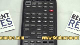 KENWOOD RC-A7 Audio/Video Receiver Remote PN: X94100061 - www.ReplacementRemotes.com