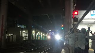 「地上線雑餉隈駅最終列車！」西鉄3000形　普通列車柳川行　雑餉隈駅発車！