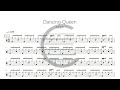 ABBA   Dancing Queen鼓谱drum scoreドラム楽譜