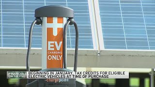 Eligible electric and plug-in vehicle buyers will get US tax credits immediately in 2024
