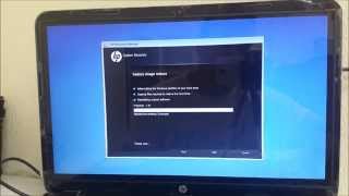 How to ║ Restore Reset a HP TouchSmart 15 to Factory Settings ║ Windows 8