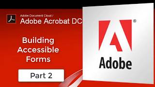 Accessibility Basics for Adobe Acrobat Pro forms (part 2)
