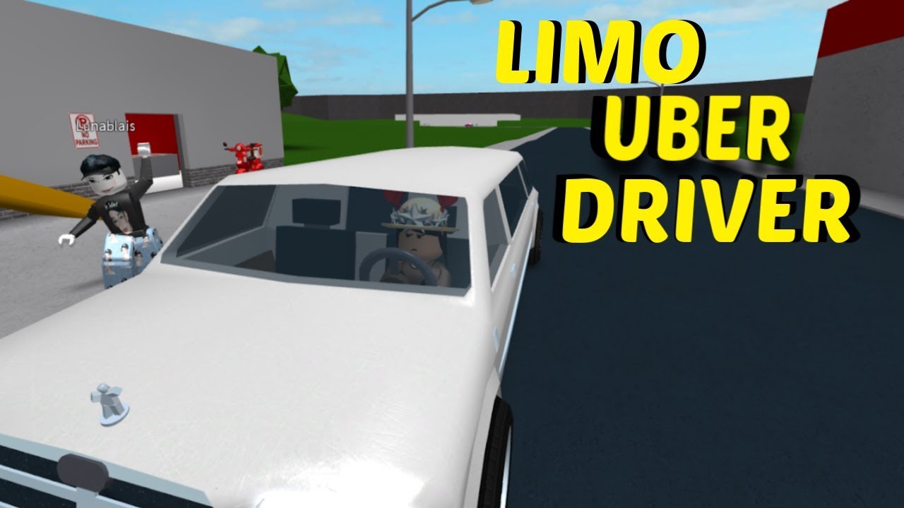 LIMO UBER DRIVER IN ROBLOX BLOXBURG!! - YouTube