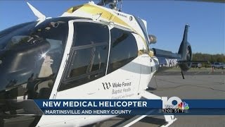 New $5M helicopter to help patients in Martinsville