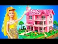 Cool Lego House for My Doll! Crafts & Hacks for my Rich Barbie Doll by 123 GO!