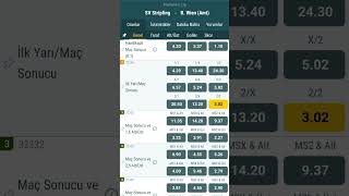 Nesine canlı iddaa İy/Ms  2/2 oran şikesi  live betting first half match result 2/2 odds fixing