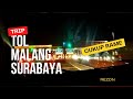 Kepadatan Tol Malang Surabaya di Malam Hari