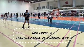 Lalas 1st Anniversary Tournament 2023 WD level D Ida-Lorena vs Adj-Chenny