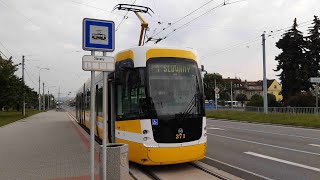 Plzeň TRAM: Slovany - Bolevec a zpět Slovany (vozovna) EVO2 371 🚋 (L1)