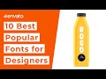 10 Popular Fonts for Designers [2021]