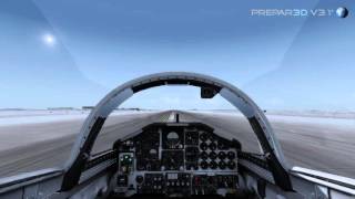 Prepar3D V3.1 Dynamic Reflections - Milviz Advanced T38A (4K) at EDDM, KDEN, and KRND