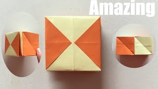 How to Make an Origami Magic Spiral Cube Easy – Anti Stress Toy | Paper Crafts