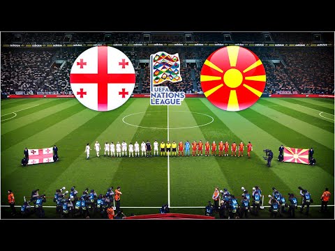 GEORGIA Vs NORTH MACEDONIA | UEFA NATIONS LEAGUE 2022/23 - YouTube