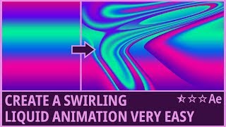 Create a Swirling Liquid Animation in After Effects (CC Smear) - Tutorial