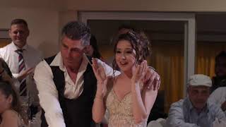 The best zeimpekiko surprise in a Greek wedding by her young brother