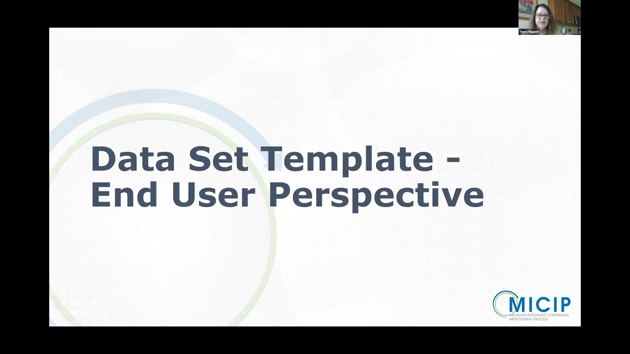 MICIP Data Set Template Training - April 2021 - YouTube