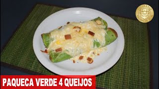 Green Crepes  with 4 Cheeses [enable subtitles in video]