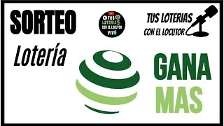 Sorteo Lotería Nacional tarde GANA MAS Resultados En Vivo de hoy jueves 26 de diciembre de 2024