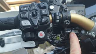 Left Hand Rear Brake modification 2020 Africa Twin