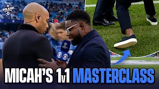 Micah gives Thierry Henry a touchline masterclass on 1v1 defending! | CBS Sports Golazo