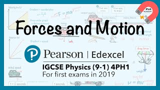 Edexcel IGCSE Physics (9-1) Unit 1 Forces and Motion revision (4PH1) #edexcel_igcse_physics