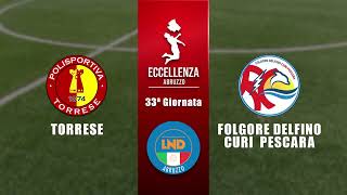 Eccellenza Abruzzo 33° giornata | Torrese - Folgore Delfino Curi Pescara (0-1)